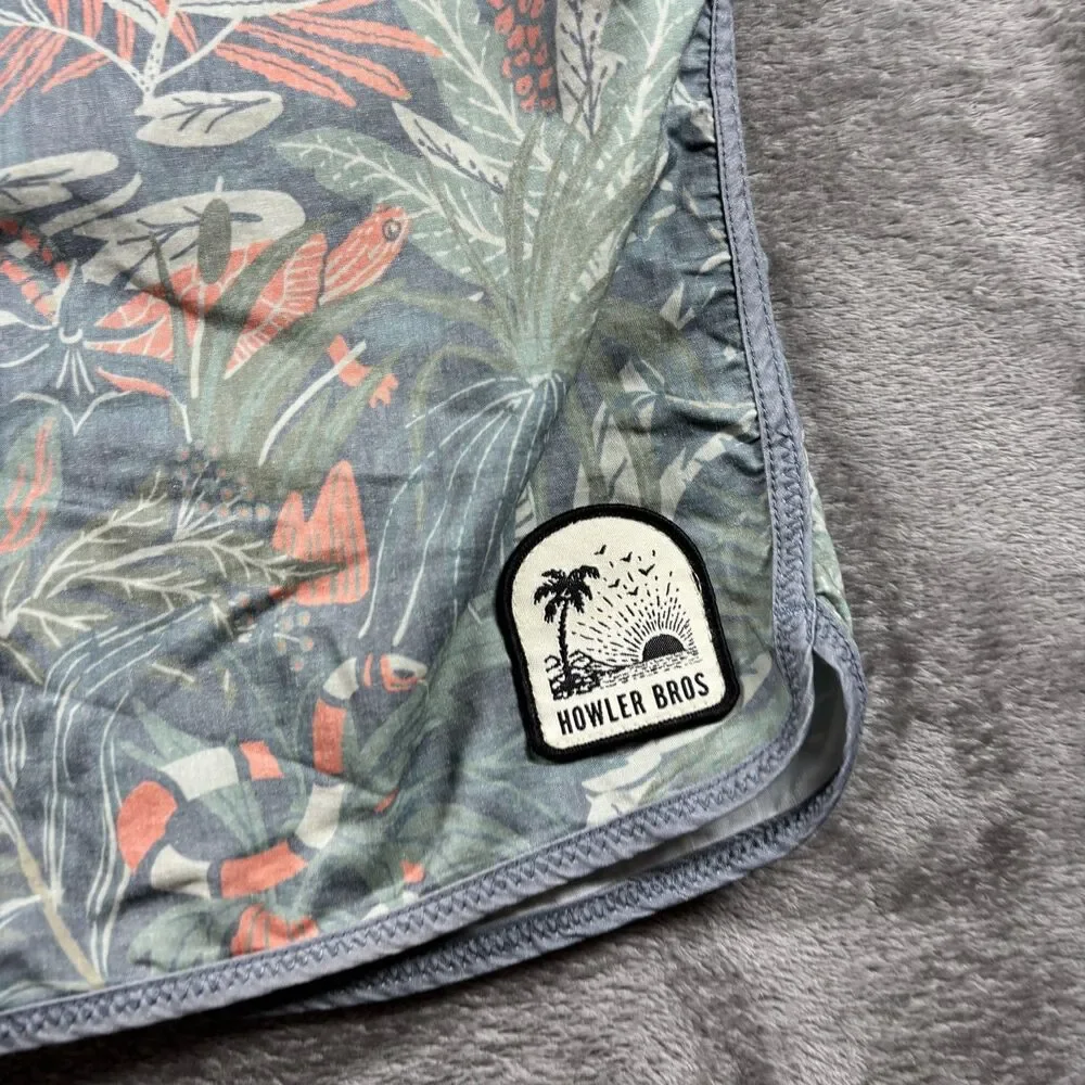 Howler Brothers Bros Men Stretch Bruja Boardshorts Tropical Coastal 34 M276